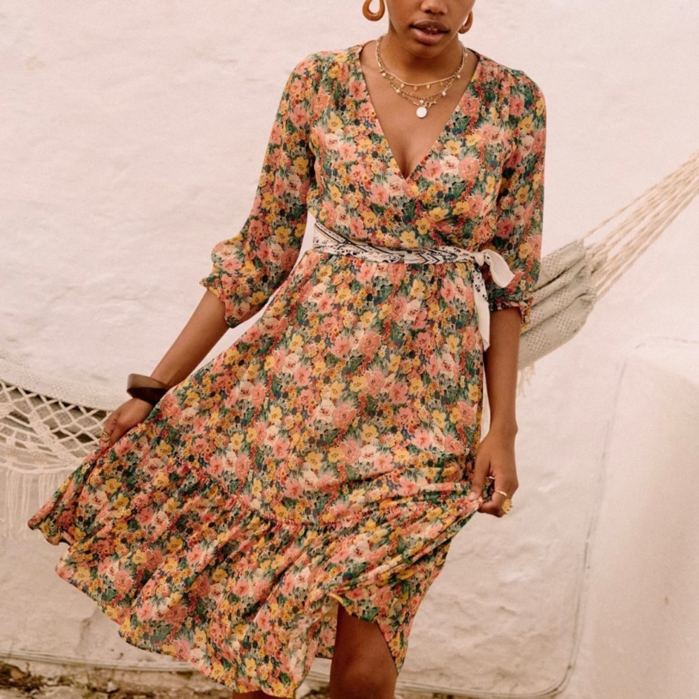 Sézane MILLA Dress Sz 40